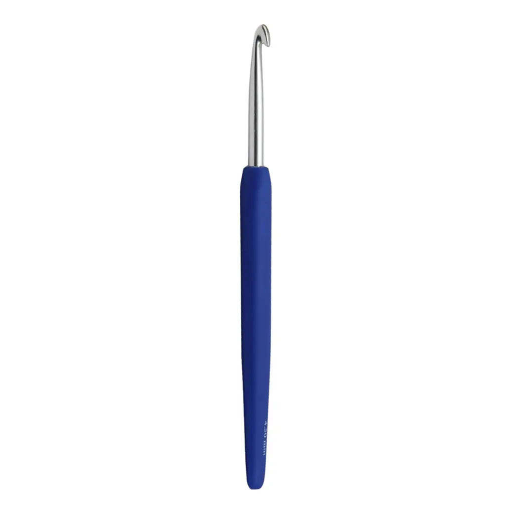 Aluminium Crochet Hook - Royal Blue: 4.5mm