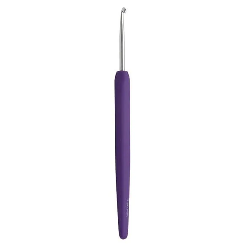 Aluminium Crochet Hook - Purple: 3mm