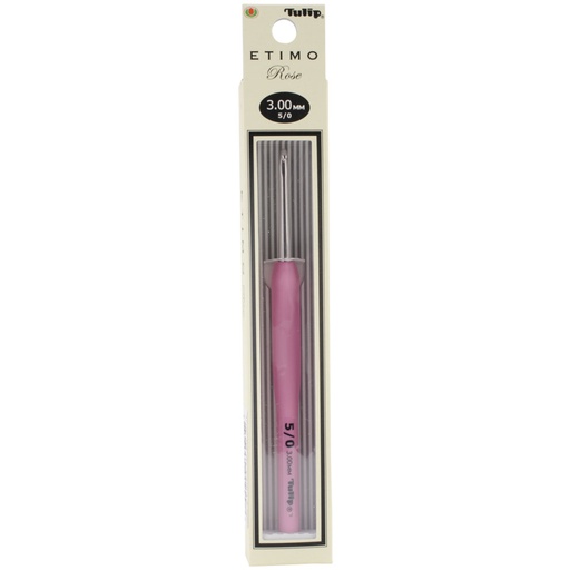 Japanese Crochet Hooks From Tulip Etimo Rose -Size 5/3mm 