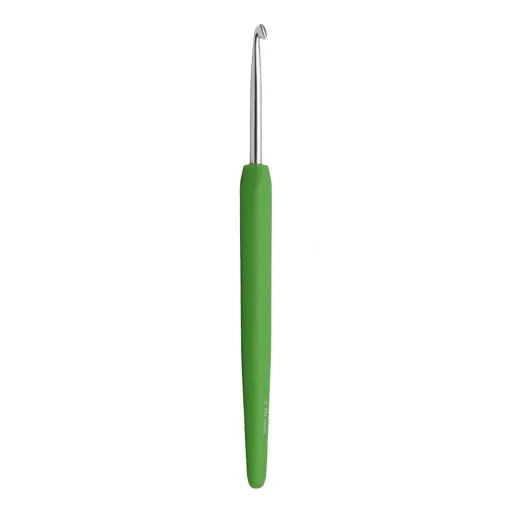 Aluminium Crochet Hook - Parrot Green: 3.5mm